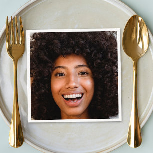 Serviette En Papier Téléchargement de la photo Selfie   Votre Fun Face