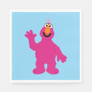 Serviette En Papier Telly Monster de Sesame Street