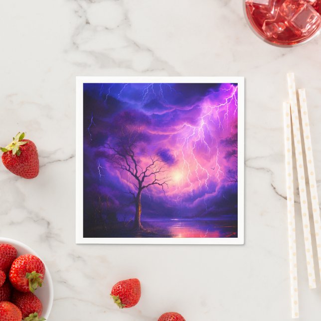 Serviette En Papier Tempête d'éclat (En situation)