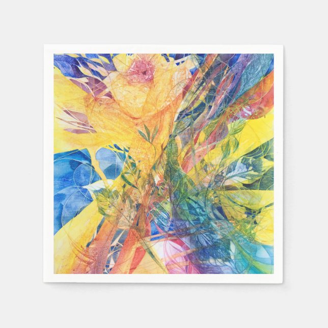 Serviette En Papier Tempête estivale (Devant)