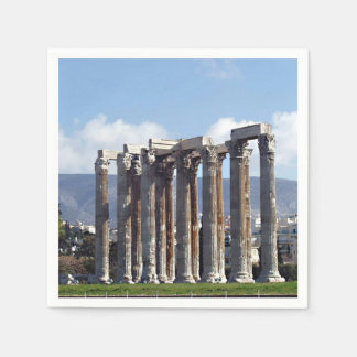 Serviette En Papier Temple de Zeus Olympien