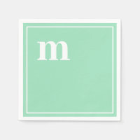 Tendance Gras Coque inférieur Monogramme vert de m