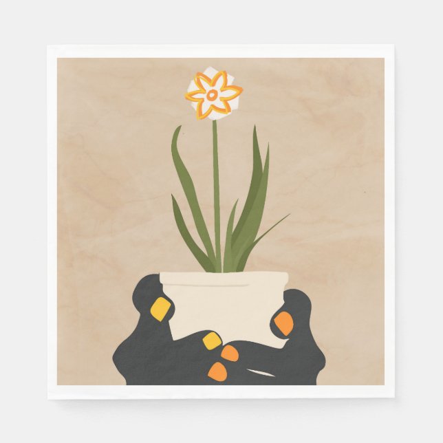 Serviette En Papier Tenir l'espoir (Devant)