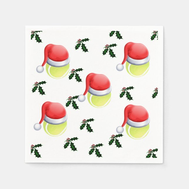 SERVIETTE EN PAPIER TENNIS (Devant)