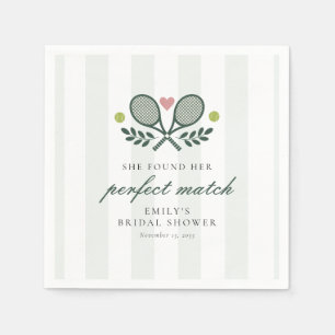 Serviette En Papier Tennis de mariage parfait
