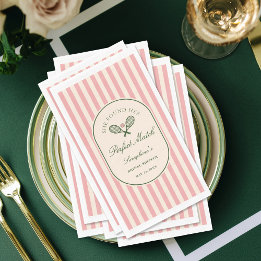 Serviette En Papier Tennis de mariage parfait pour une douche de nupti