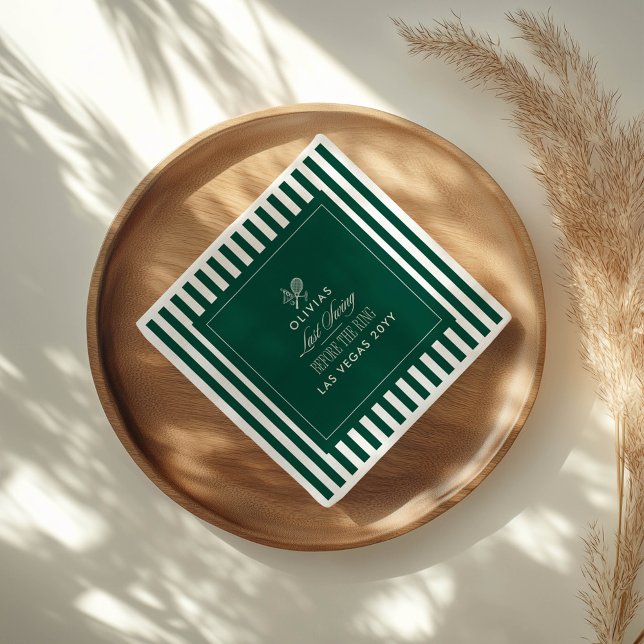 Serviette En Papier Tennis Demoiselle d'Honneur Dernier Tour de Danse  (Créateur téléchargé)