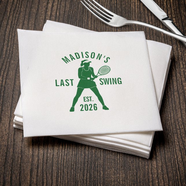 Serviette En Papier Tennis Dernier Balancement Avant le Bague Enterrem (Créateur téléchargé)