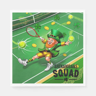 Serviette En Papier Tennis sur le thème de la Saint Patrick