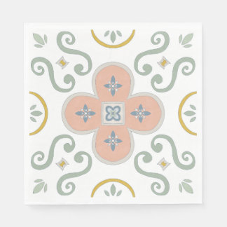 Serviette En Papier terracotta scandinave