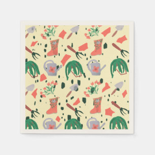 Serviette En Papier Terrasse de jardin en terrazzo