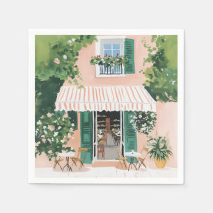 Serviette En Papier Terrasse paisible à Rome