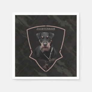 Serviette En Papier Terrier de chasse allemand, Le Jagdterrier, Art