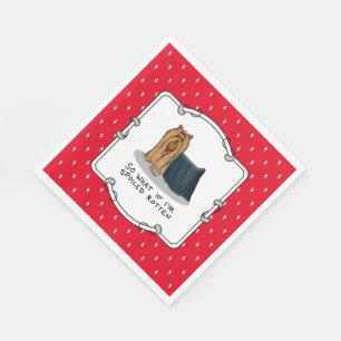 Serviette En Papier Terrier (Yorkie) du Yorkshire pourri (Yorkie)