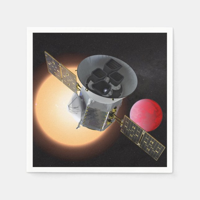 Serviette En Papier TESS Planet Hunter Spacecraft (Devant)