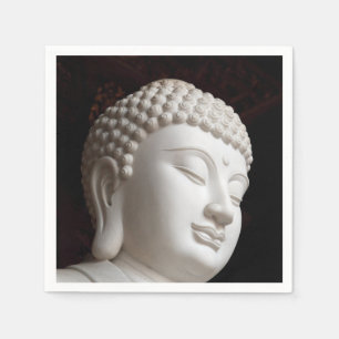 Serviette En Papier Tête en pierre de Bouddha