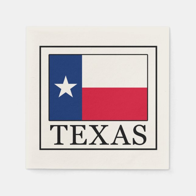 Serviette En Papier Texas (Devant)
