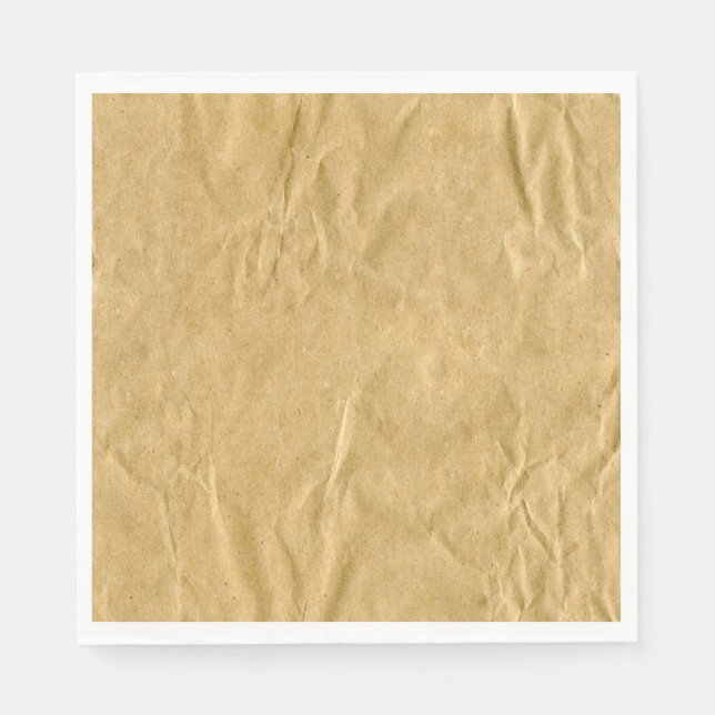 Serviette En Papier Texture de carton ondulé (Devant)