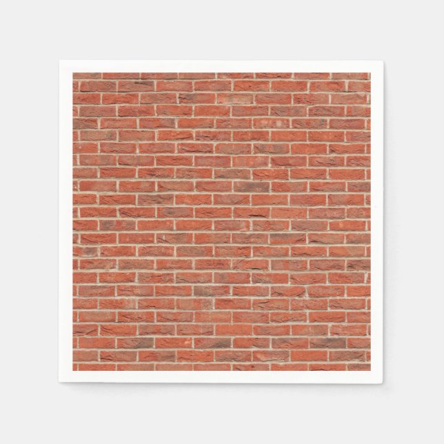 Serviette En Papier texture de mur en briques rouges (Devant)