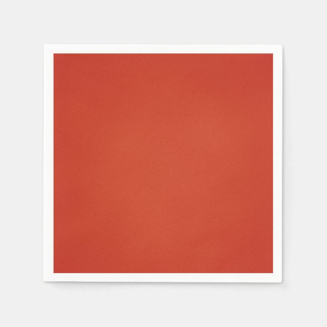 Serviette En Papier Texture moderne de grain rouge chaud (Devant)