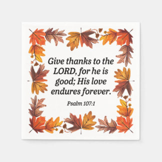 Serviette En Papier Thanksgiving