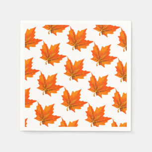 Serviette En Papier Thanksgiving Autumn Leçons Papier Naples