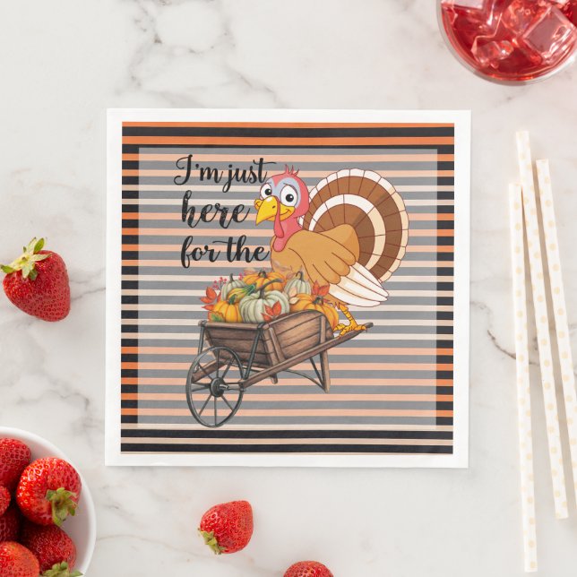 Serviette En Papier Thanksgiving Populaire belle collection d'automne (En situation)