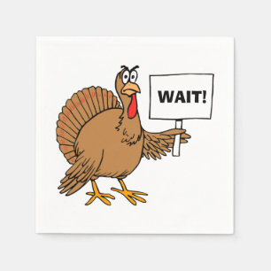 Serviette En Papier Thanksgiving Turkey Joke