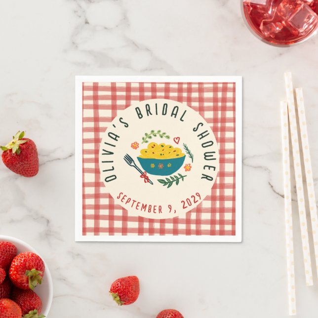 Serviette En Papier That's Amore Italian Food CUSTOM BRIDAL SHOWER (En situation)