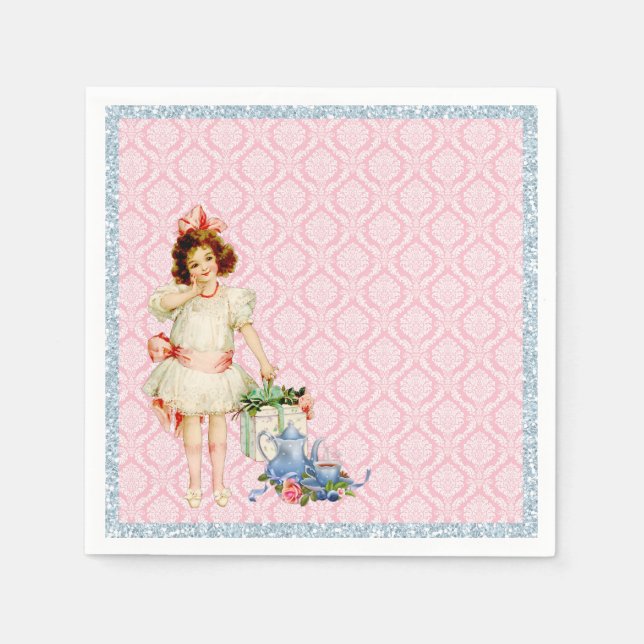 Serviette En Papier Thé à la fête (Devant)