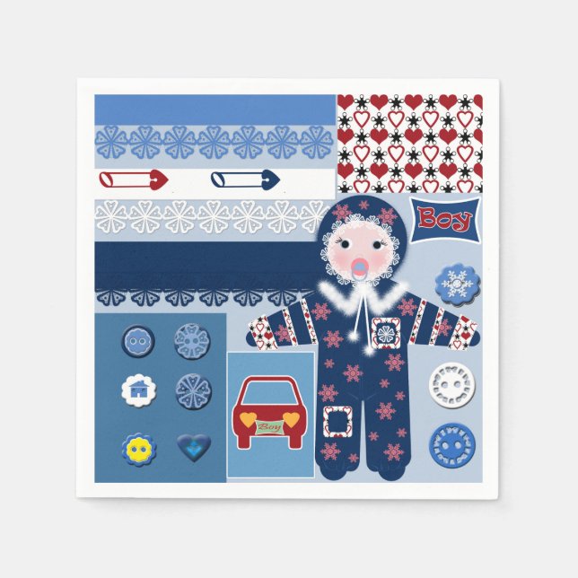 Serviette En Papier The Boy (Devant)