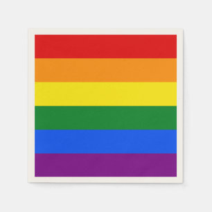 Serviette En Papier The Colors of the rainbow