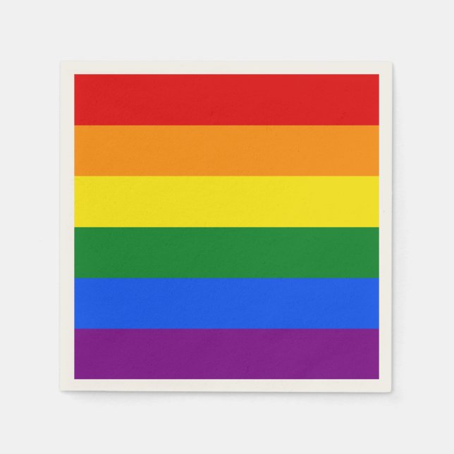 Serviette En Papier The Colors of the rainbow (Devant)