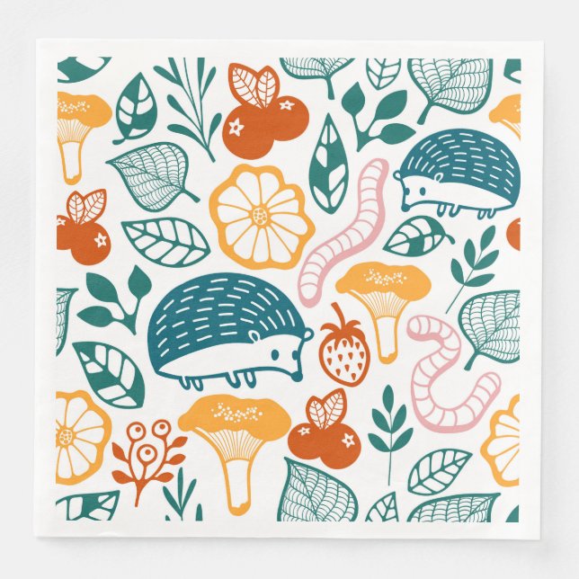 Serviette En Papier The forest (Devant)