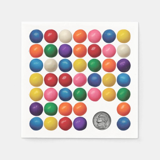 Serviette En Papier The Gumball Machine (Devant)