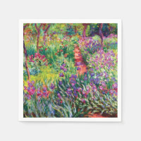 The Iris Garden by Claude Monet