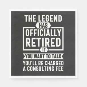 Serviette En Papier the legend Has Officially Retired