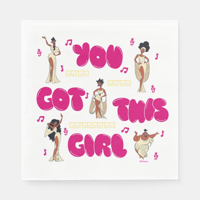 Serviette En Papier The Muses - You Got This Girl Napkins (Devant)
