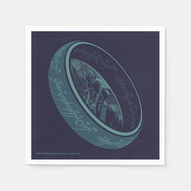 Serviette En Papier THE ONE RING™ GOLLUM™ Graphic (Devant)
