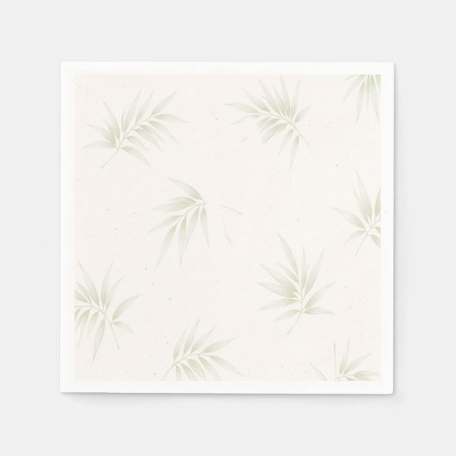 Serviette En Papier The Tropical Imperial Bamboo Garden Wedding  (Devant)