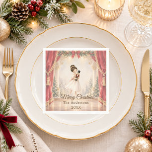 Serviette En Papier Théâtre de Ballet Casse-Noisette Noël