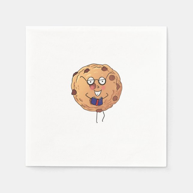 Serviette En Papier Thème alimentaire mignon de cookie (Devant)