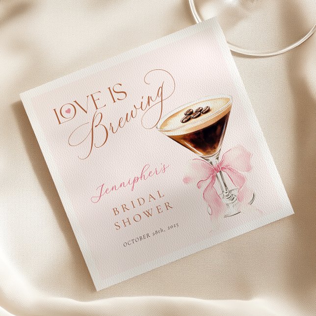 Serviette En Papier Thème Café Mariage Shower (Créateur téléchargé)