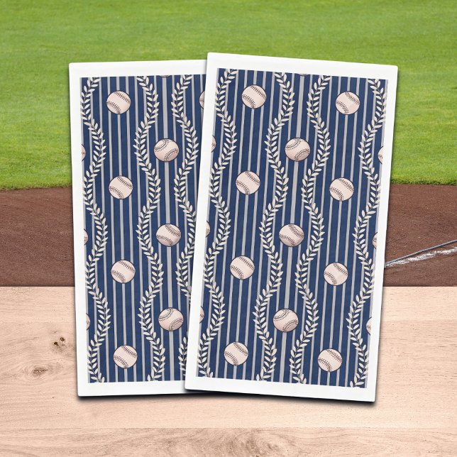 Serviette En Papier Thème de baseball (Créateur téléchargé)
