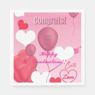 Serviette En Papier Thème de diplôme