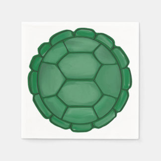 Serviette En Papier Thème de la mer de la tortue Coquille Anniversaire