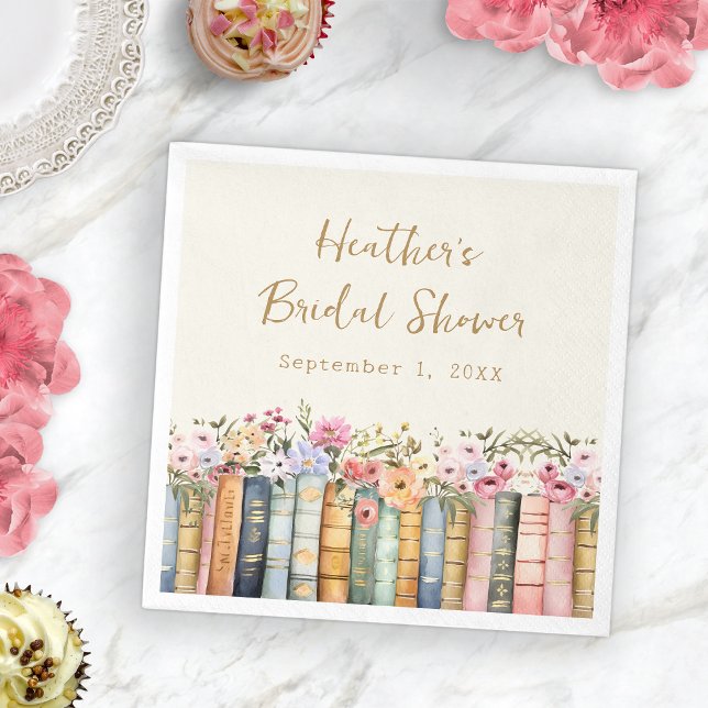 Serviette En Papier Thème du livre Napkin (Book Theme Napkin
)