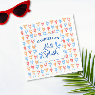 Serviette En Papier Thème personnalisé "Dernier Plongeon" pour Enterre