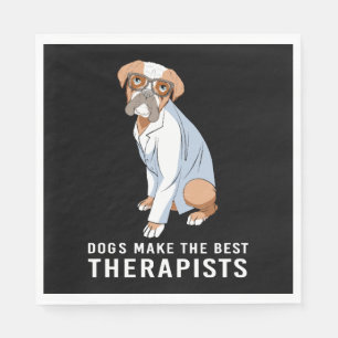 Serviette En Papier Thérapie Psychologie Chien Thérapie