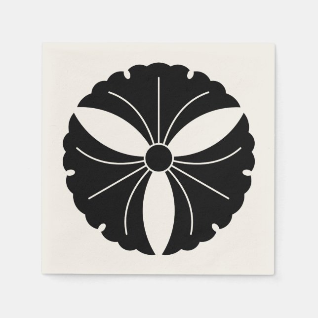 Serviette En Papier Three ginkgo (Devant)